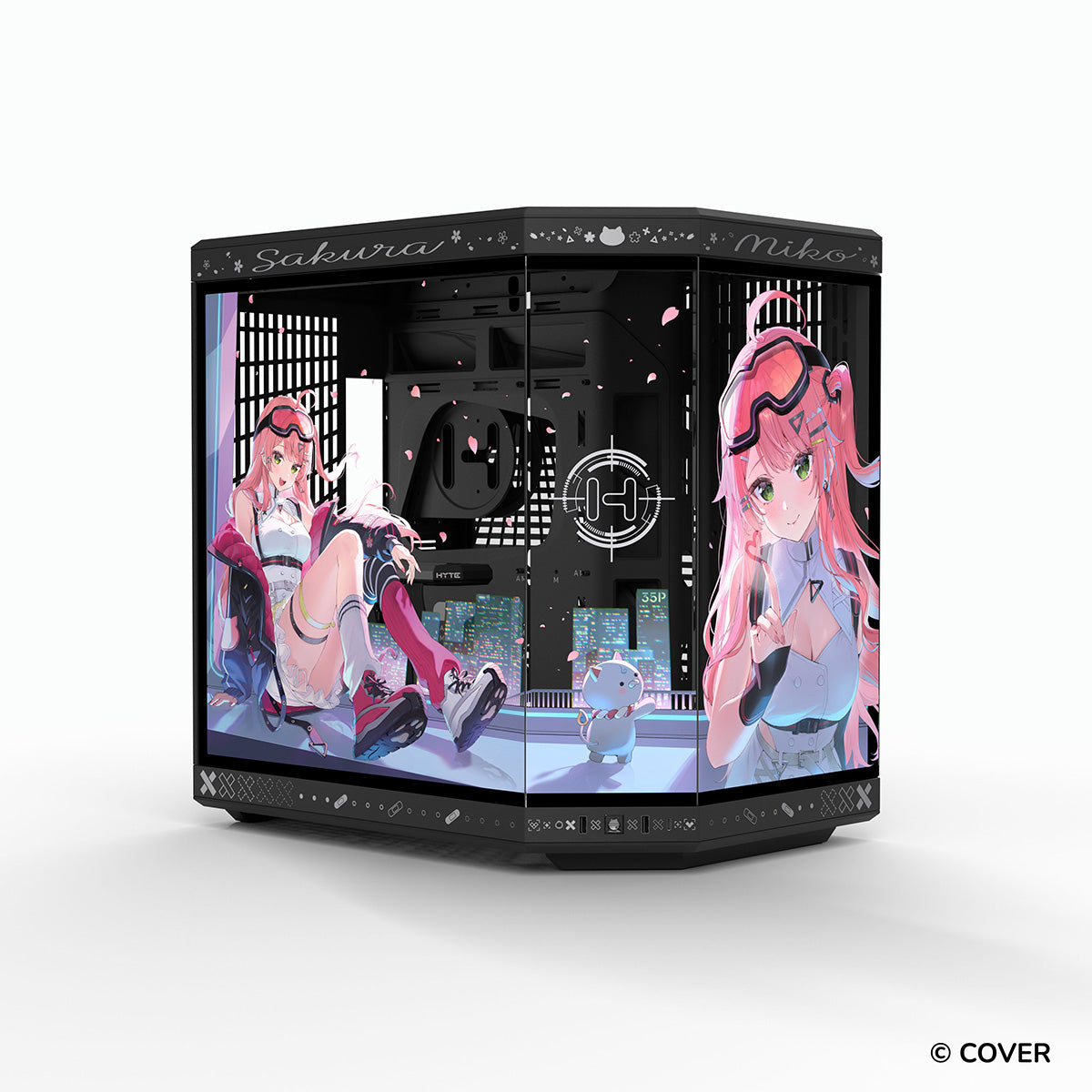 【受注生産:2026年秋以降お届け】【さくらみこコラボケースBLACK】HYTE Y70/AM5-Ryzen 7 9800X3D/RTX5070Ti搭載モデル