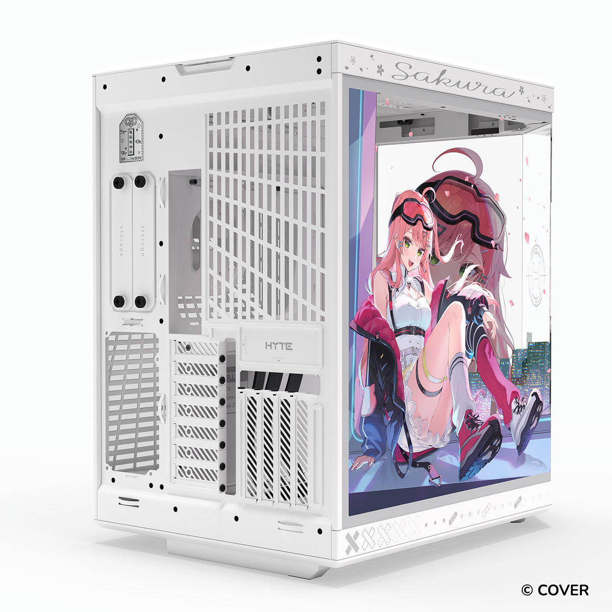 【受注生産:2026年秋以降お届け】【さくらみこコラボケースWHITE】HYTE Y70/AM5-Ryzen 7 9800X3D/RTX5070Ti搭載モデル