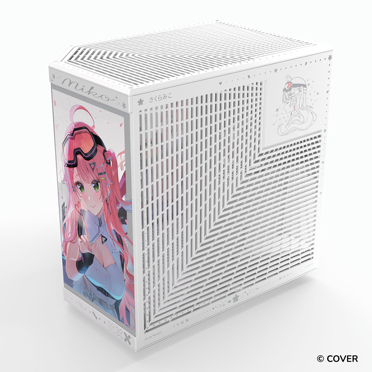 【受注生産:2026年秋以降お届け】【さくらみこコラボケースWHITE】HYTE Y70/AM5-Ryzen 7 9800X3D/RTX5070Ti搭載モデル