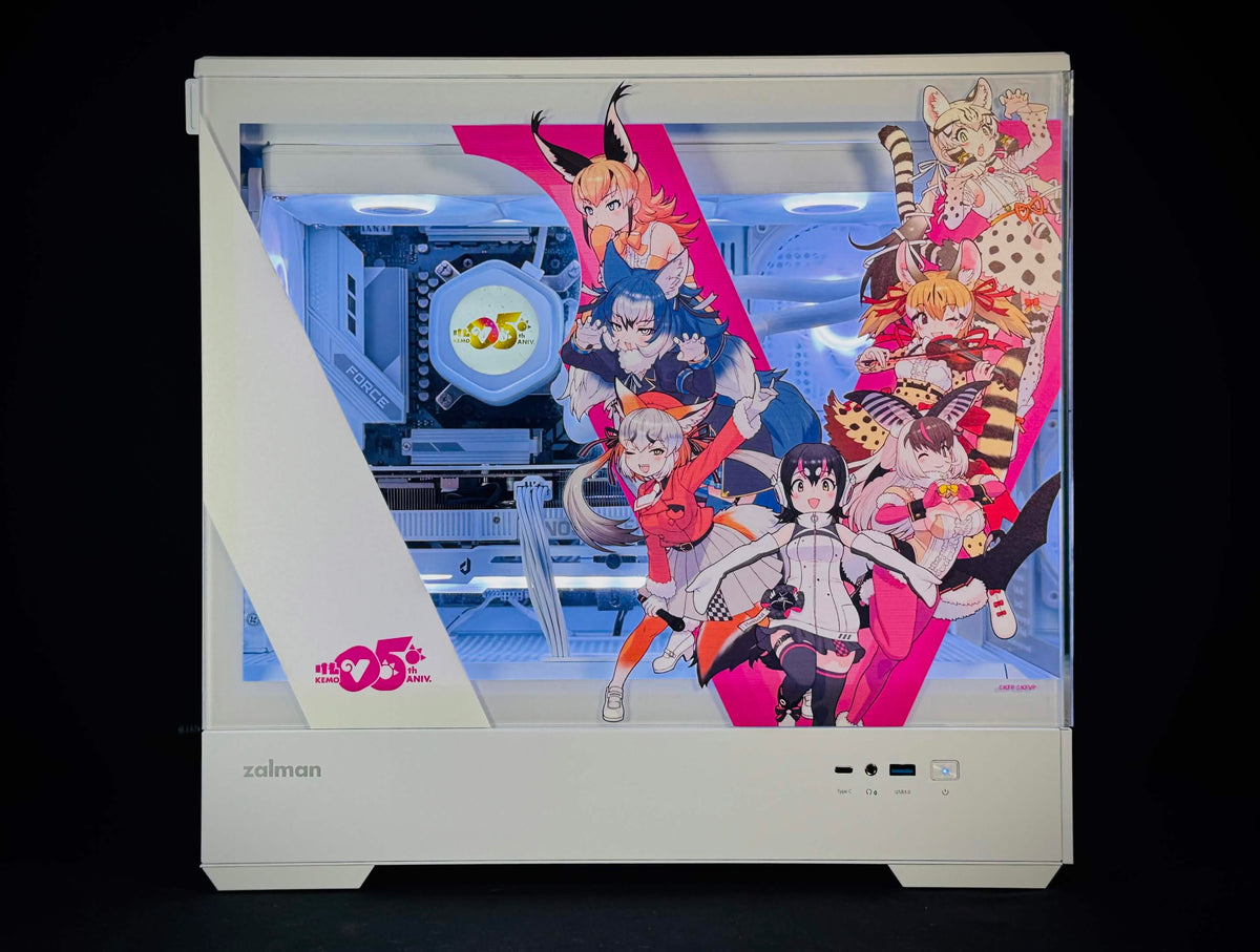 【けものフレンズVぷろじぇくとコラボモデル】P30 White/AM4-Ryzen 7 5700X/RTX5060 搭載モデル