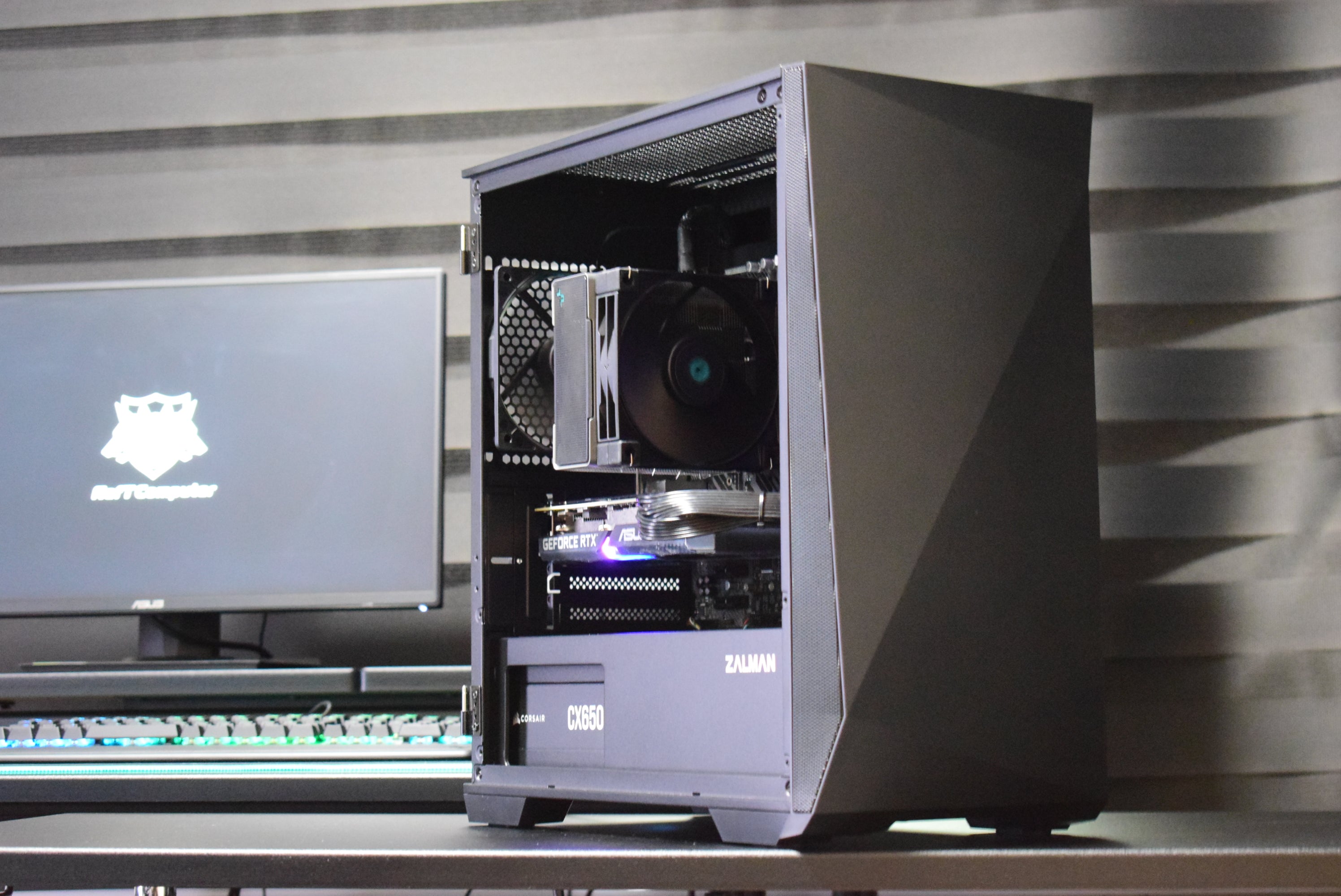 ZALMAN Z9 Iceberg Black ミドルタワーPCケース 多角形デザイン CS8139