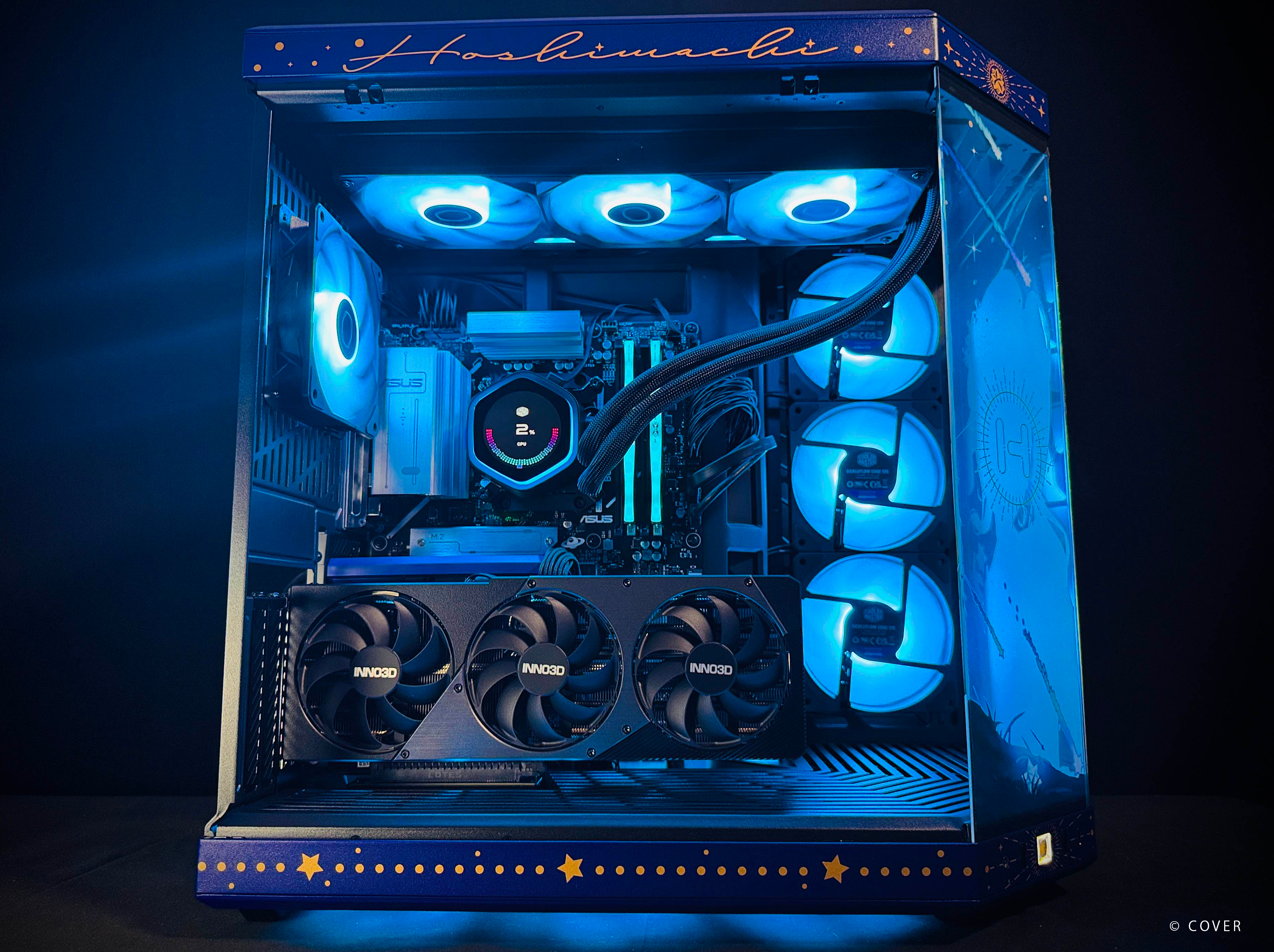 星街すいせいコラボケースHYTE Y70⁄AM5-Ryzen 7 7800X3D⁄RTX5070搭載