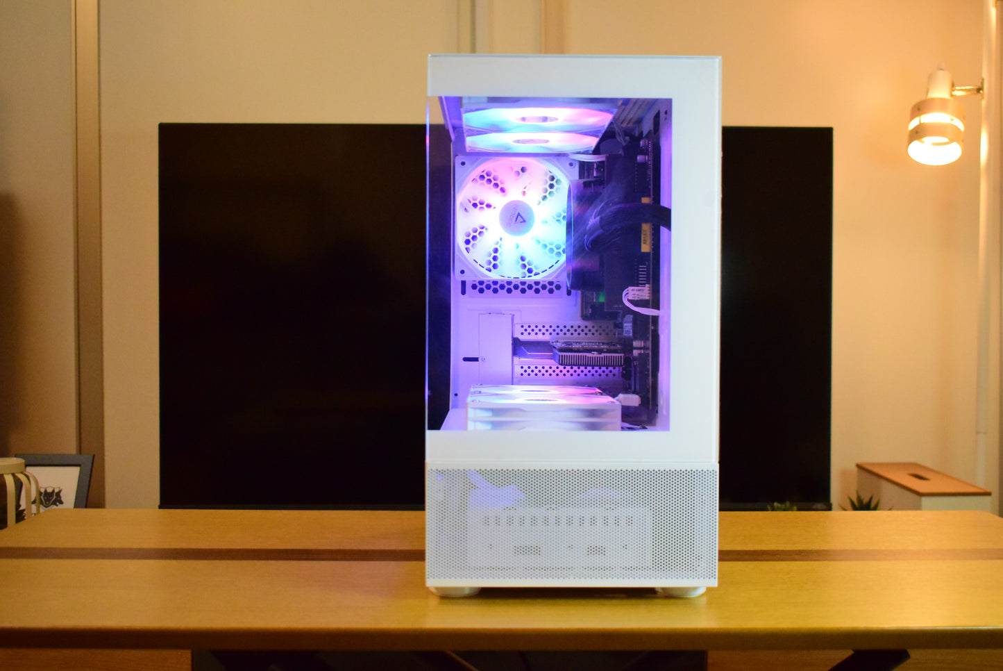 【すこーし動くクマコラボモデル】CX200M RGB Elite White/Ryzen5-4500/RadeonRX6400搭載モデル