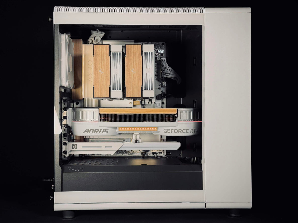 【NorthTGWhite/GIGABYTE AERO X3D WOODモデル】AM5-Ryzen 7 9800X3D/RTX5080搭載モデル